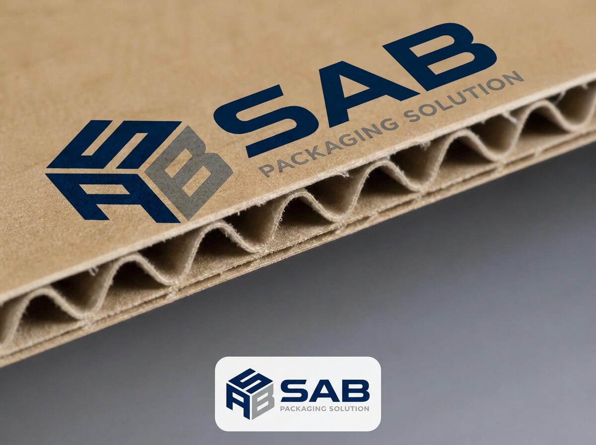 Custom printed corrugated packaging samples with branding options